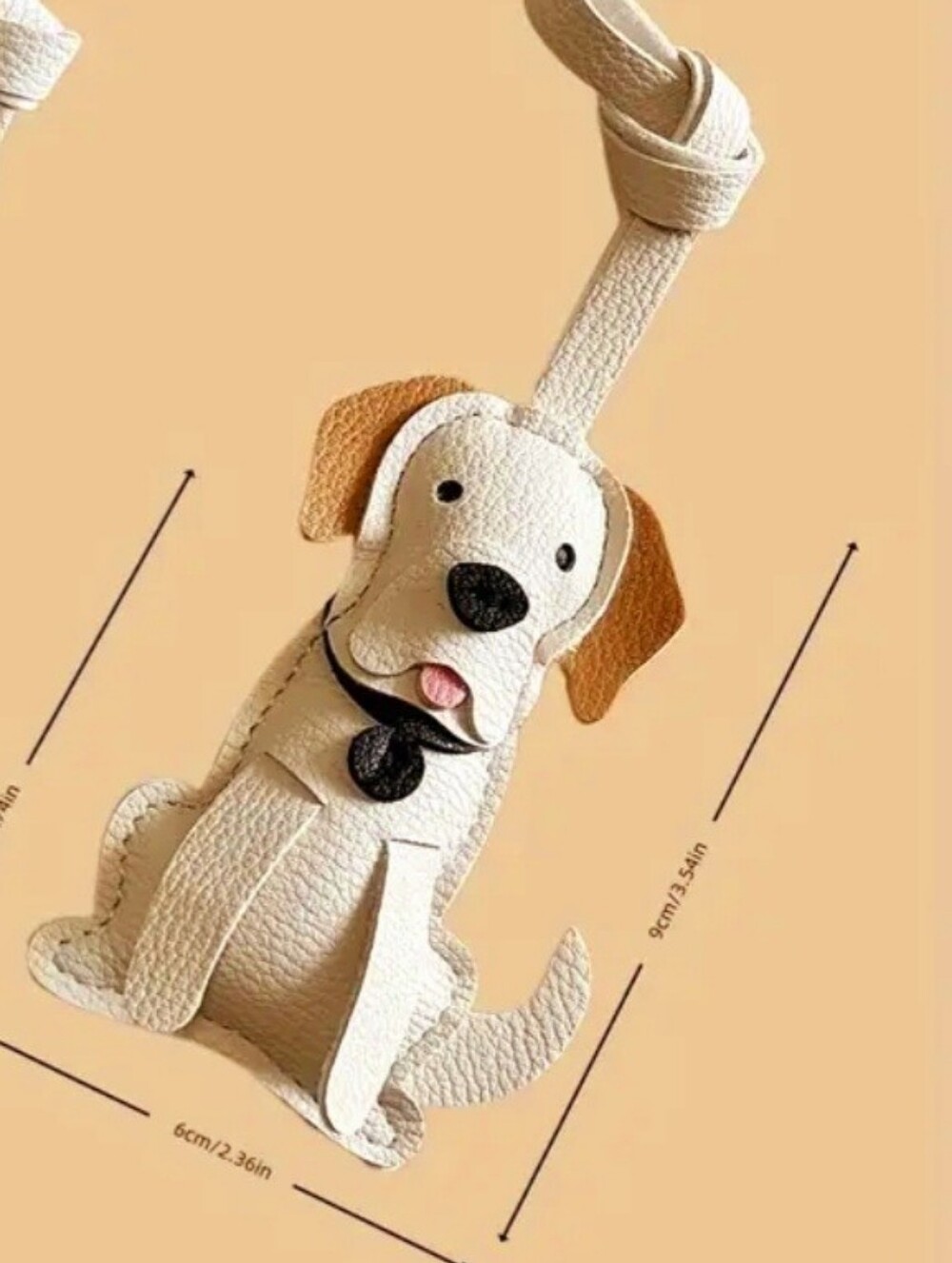 Labrador Dog Charm Keychain - Picture 3 of 3